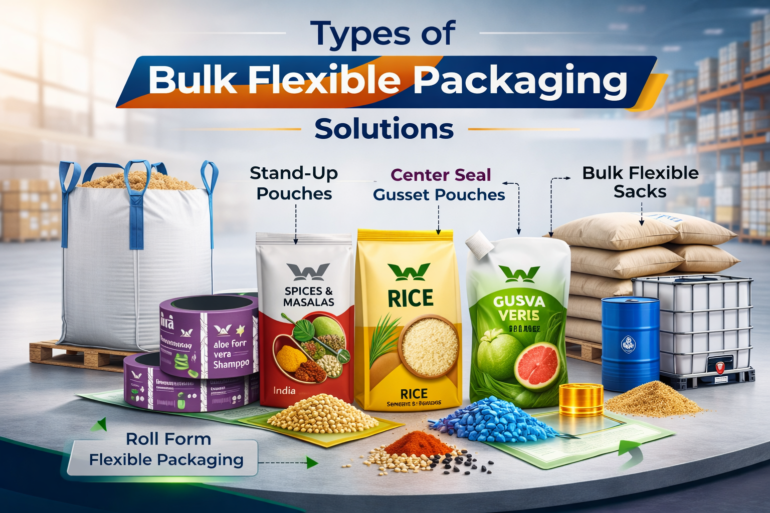 Types of Bulk Flexible Packaging Solutions