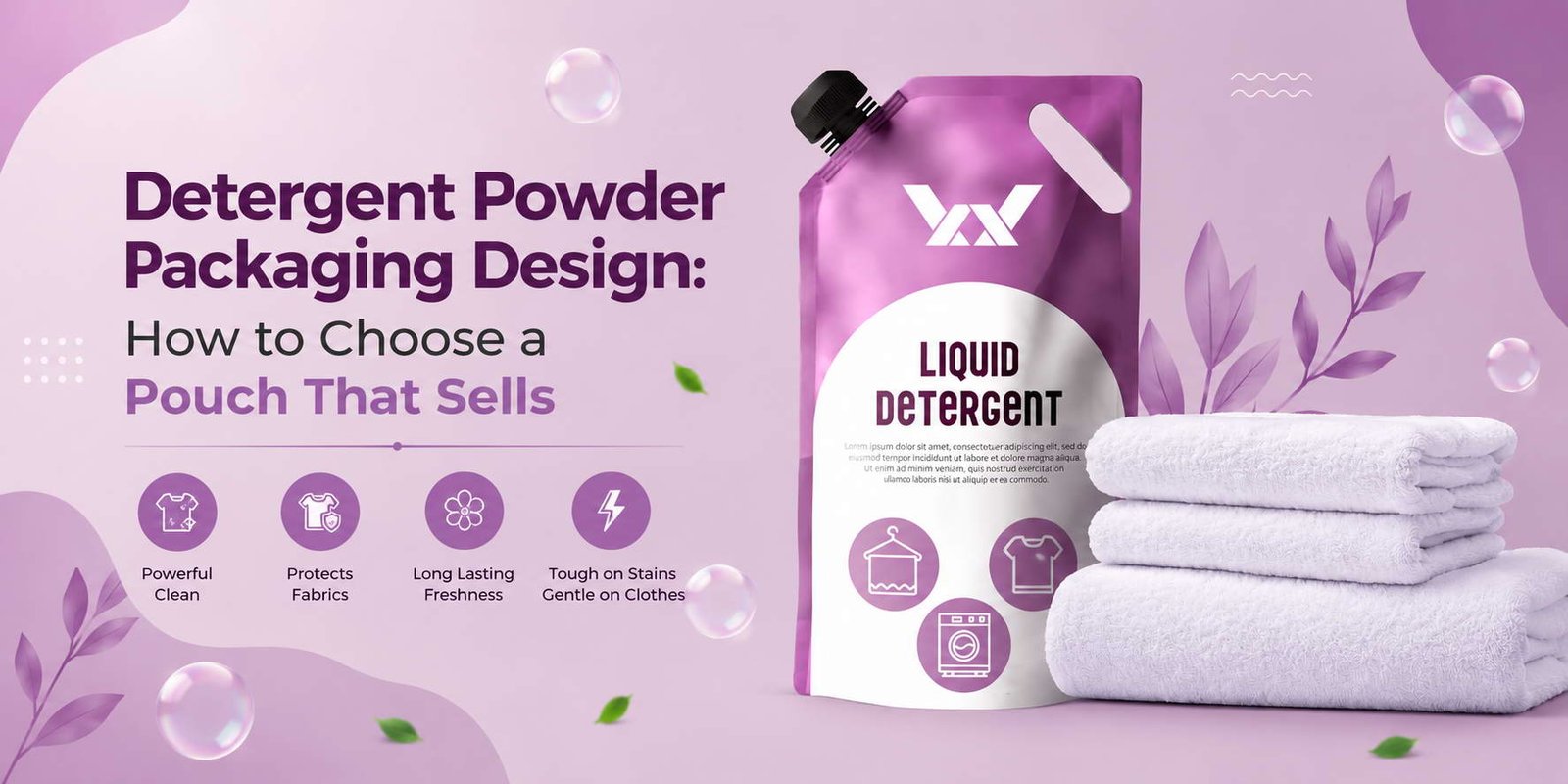 Detergent Powder Packaging Design