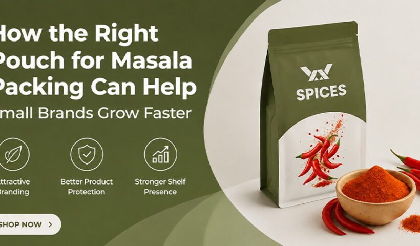 How the Right Pouch for Masala Packing Can Help Small Brands Grow Faster