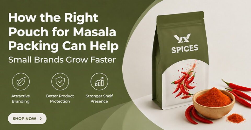 How the Right Pouch for Masala Packing Can Help Small Brands Grow Faster