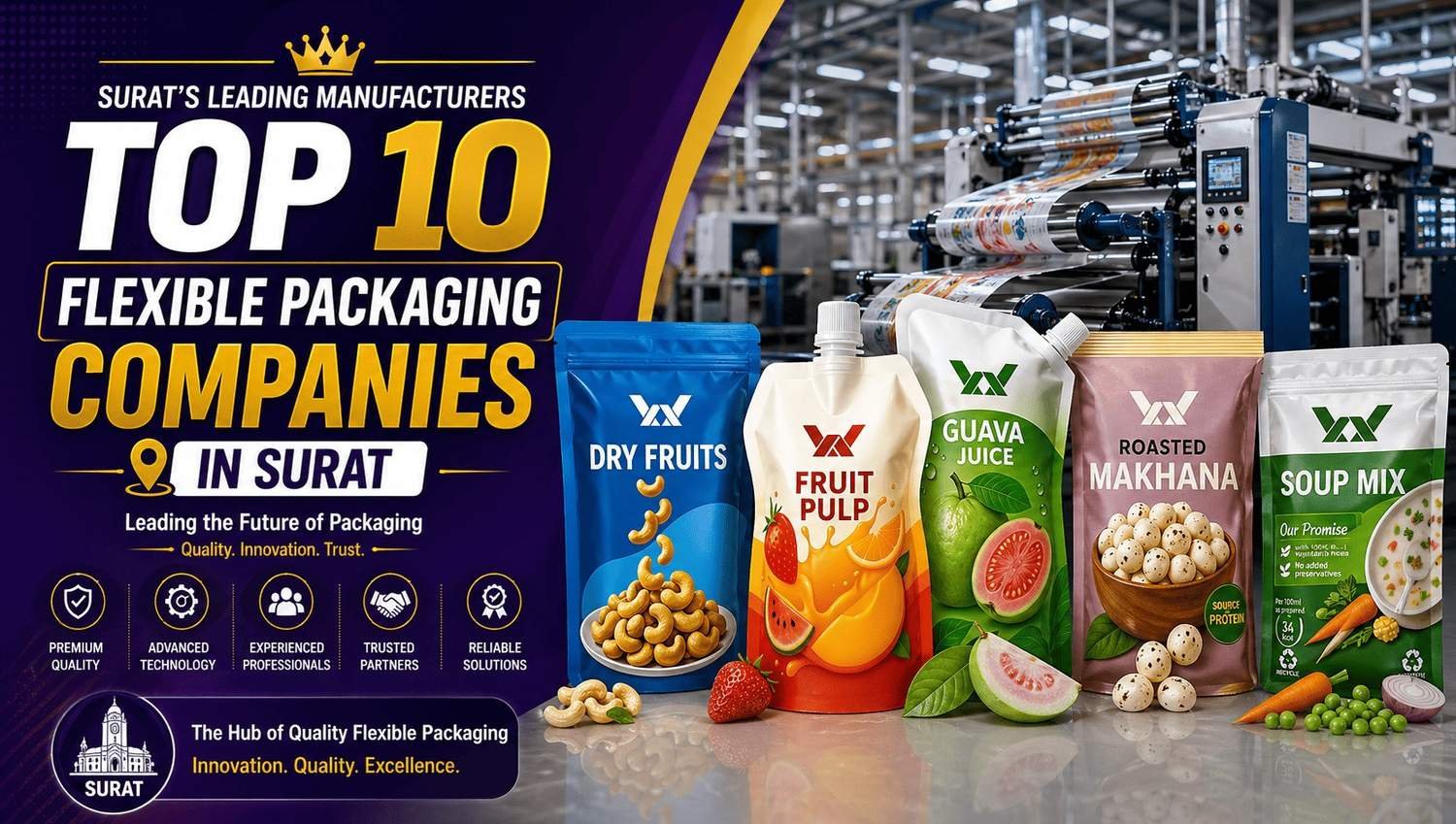 Top 10 Flexible Packaging Companies in Surat