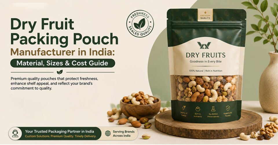 Dry Fruit Packing Pouch Manufacturer in India