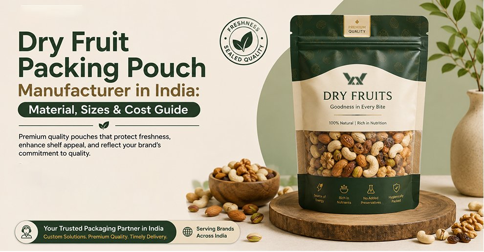 Dry Fruit Packing Pouch Manufacturer in India