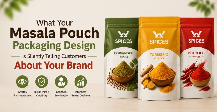 What Your Masala Pouch Packaging Design Is Silently Telling Customers About Your Brand.